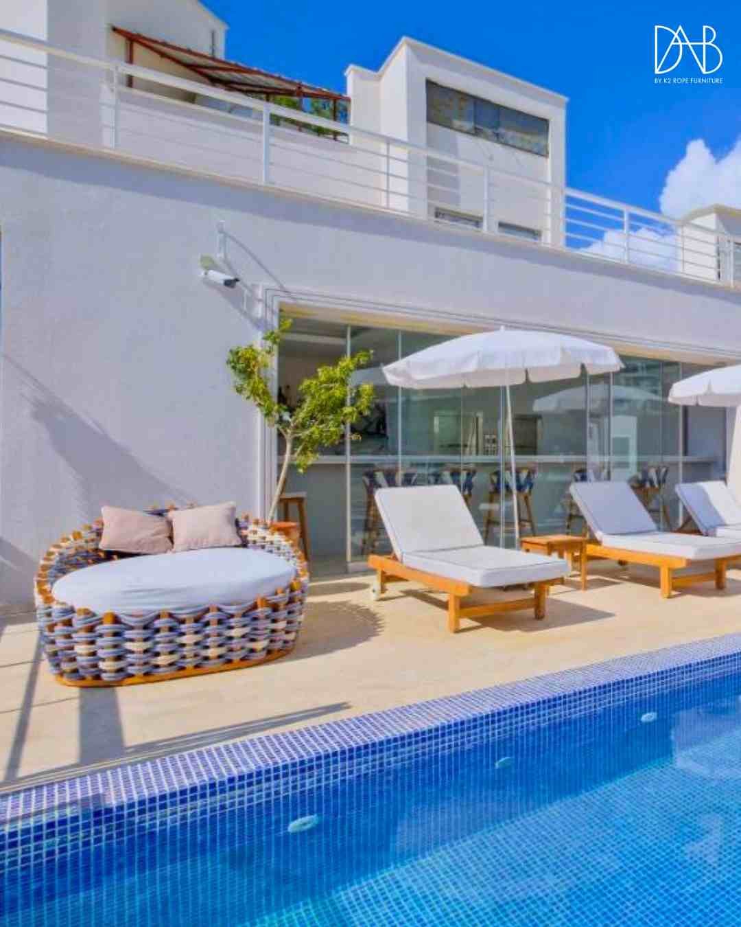 Styling inspiration for outdoor resort furniture