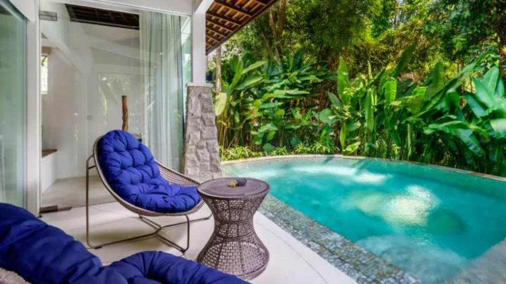 Rope accents in interior design, providing a unique and stylish element.