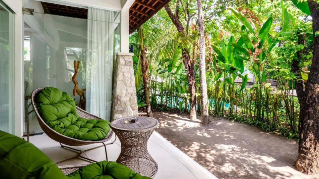 Enhance your outdoor oasis with a chic and comfortable rope furniture set.