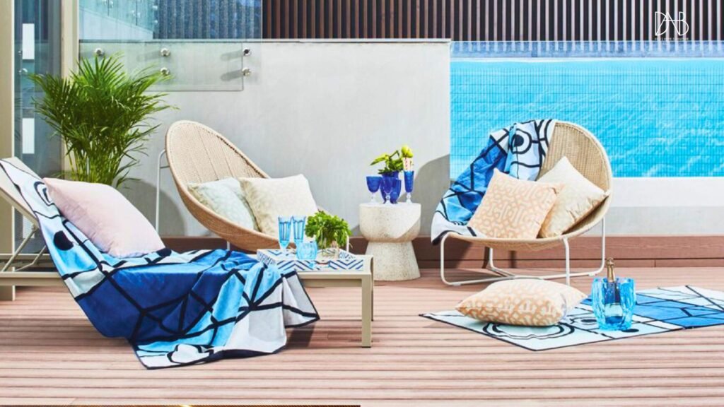 modern rope acceent furniture for chill and relax