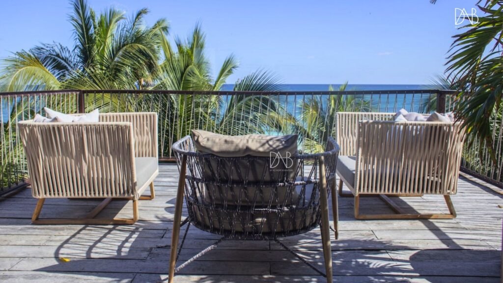 Three set of rope furniture sofa