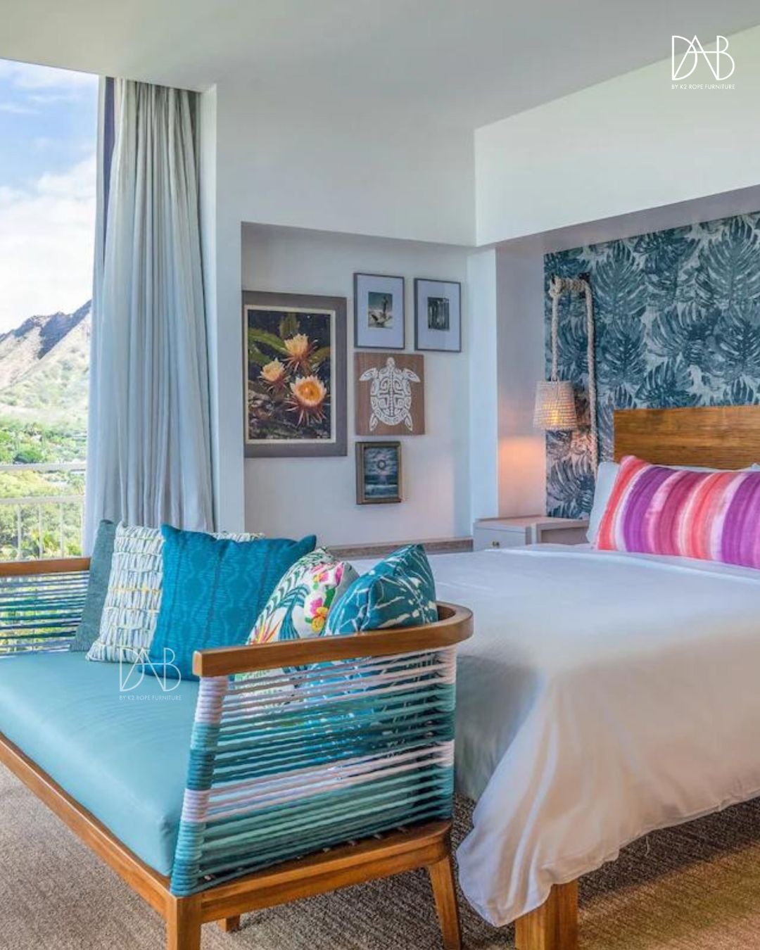 Furniture decor in small bedroom